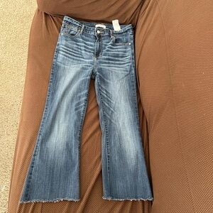 Abercrombie & Fitch Dark Blue Flare Jeans
